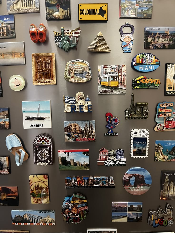 Resin Fridge Magnets (Set of 6)